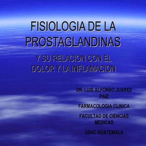 Fisiologia de-la-prostaglandinas