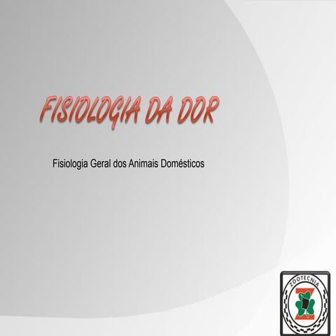Fisiologia da dor