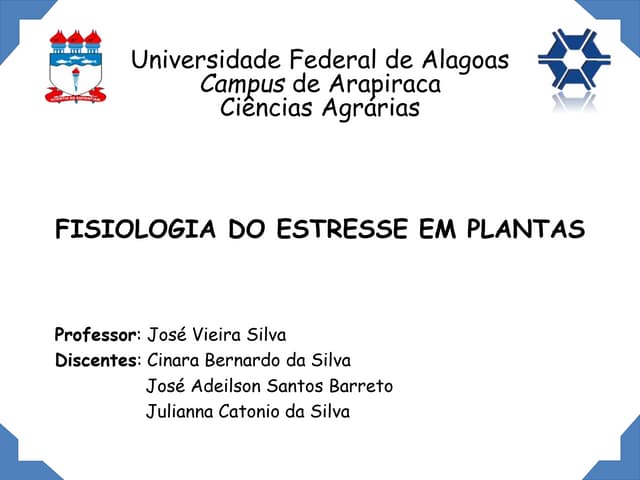Fisiologia do estresse em plantas