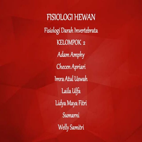 Fisiologi hewan new presentasi