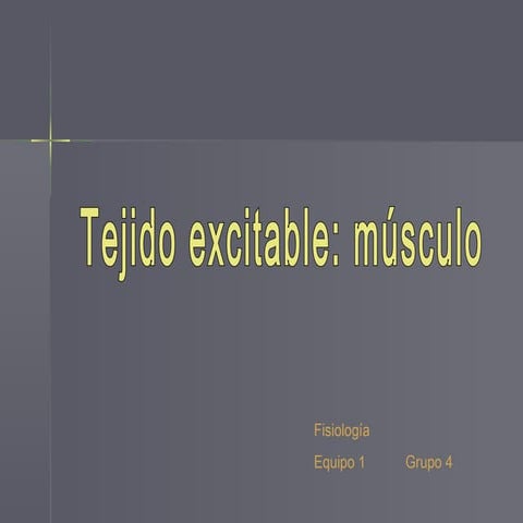 Fisiología del tejido muscular