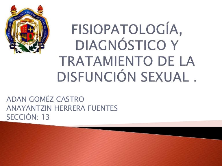 ms mujeres con disfunción sexual