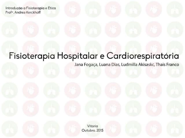 Fisioterapia cardiorrespiratória   