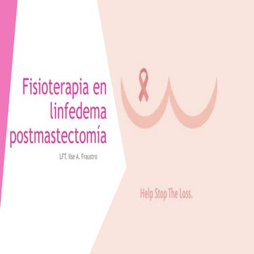 Fisioterapia en linfedema postmastetomia 