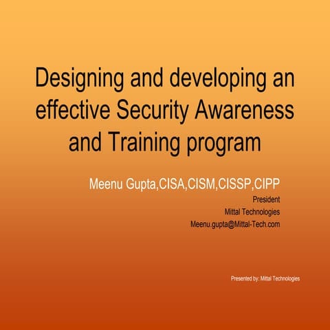 Fissea09 mgupta-day3-panel process-program-build-effective-training
