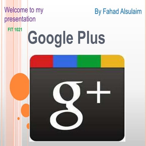 Introduction to Google Plus | PPTX
