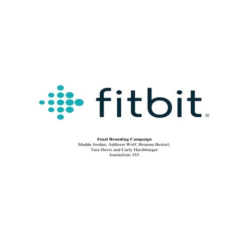 Fitbit branding campaign