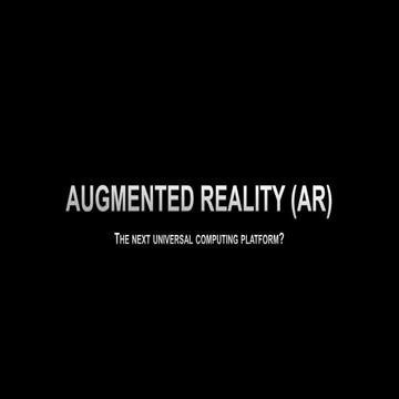 AR: Augmenting the Retail Customer Experience