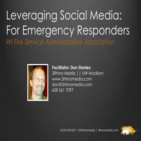 Using Social Media for Emergency Agencies