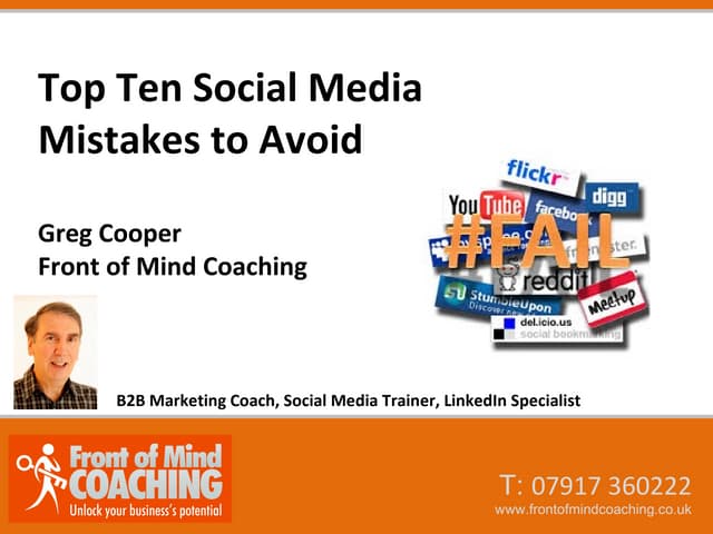 Top 10 Social Media Mistakes and How to Avoid Them