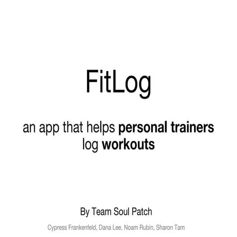FitLog | PPT
