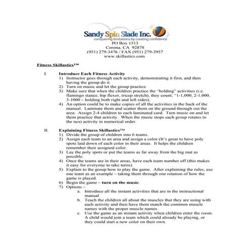 Fitness.skillastics.options