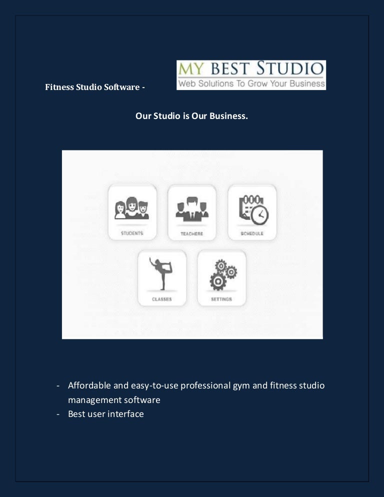 fitness studio management software