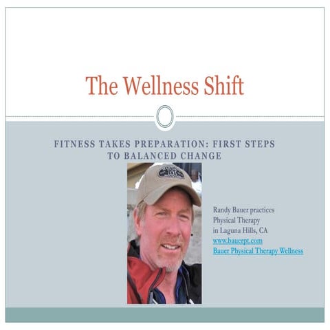 Wellness Shift: Fitness Takes Preparation