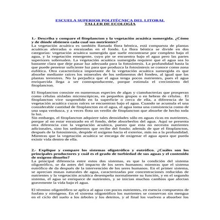 investigacion estudiantil de Fitoplancton en www.espol.edu.ec