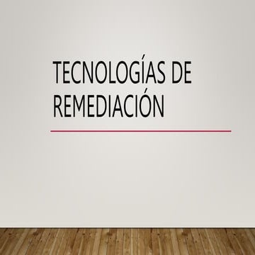 Fitorremediación En Suelos Contaminados Pptx