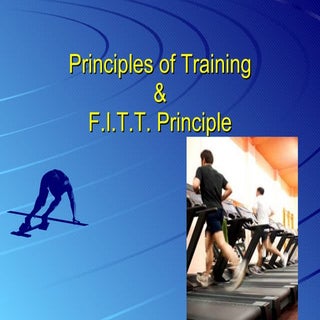 Training Principles of Exercise
