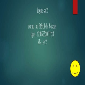 Fitrah hi hukum tugas so 2