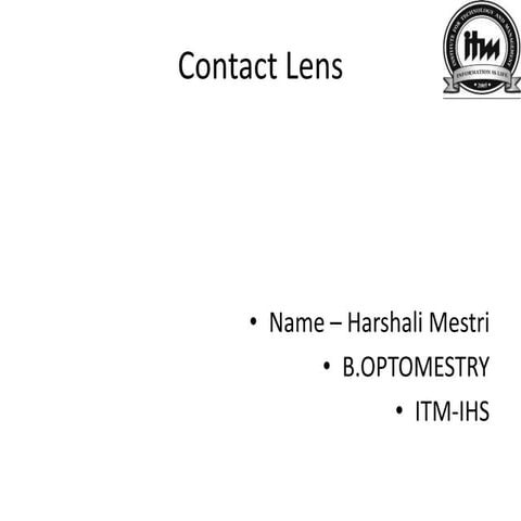 CONTACT LENS