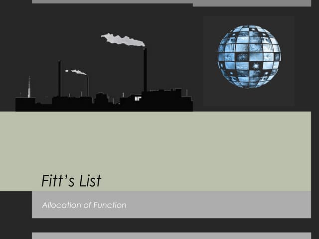 Fitts List Presentation