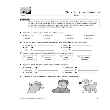 Fitxa sufixos augmentatius