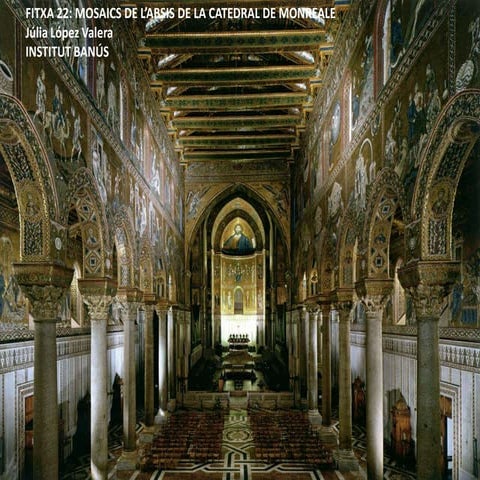 Fitxa 22 mosaics de l'absis de la catedral de monreale
