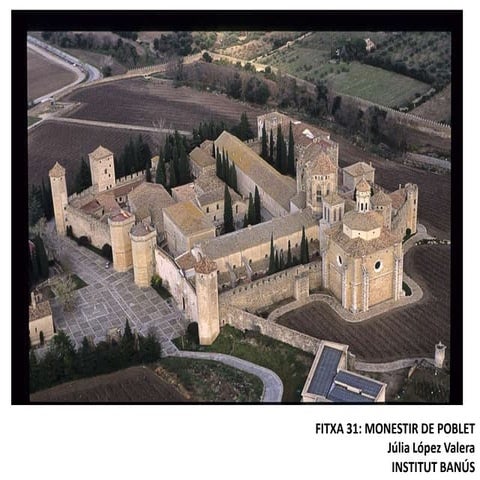 Fitxa 31 monestir de poblet