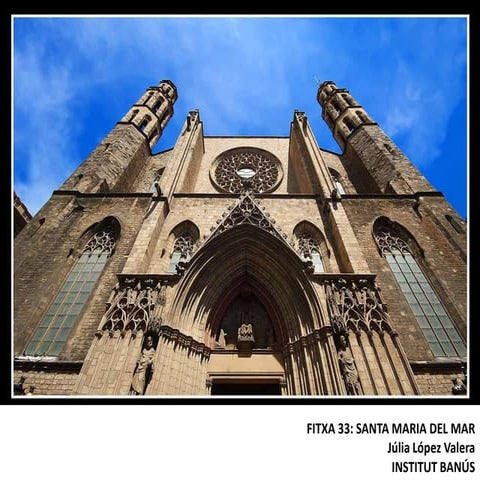 Fitxa 33 santa maria del mar