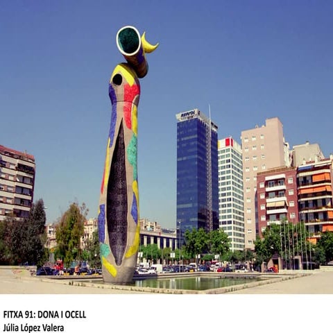 Fitxa 91 dona i ocell