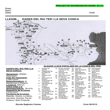 PI EL RIU LLEGIMFitxa 9 mapa conca ter