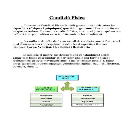 Fitxa condició física | ODT