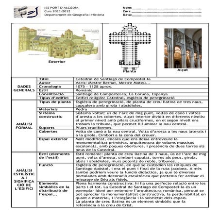 Fitxes completes romànic | PDF