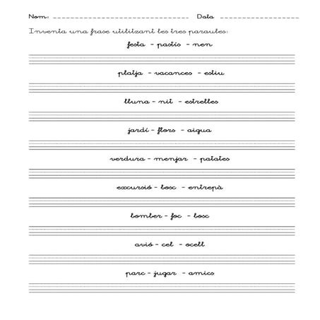 Fitxes escriptura inicial