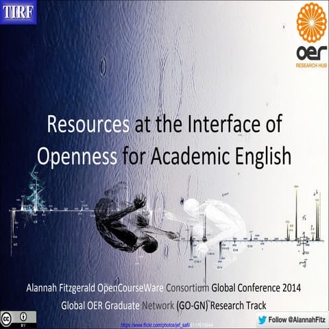 Resources at the Interface of Openness for Academic English