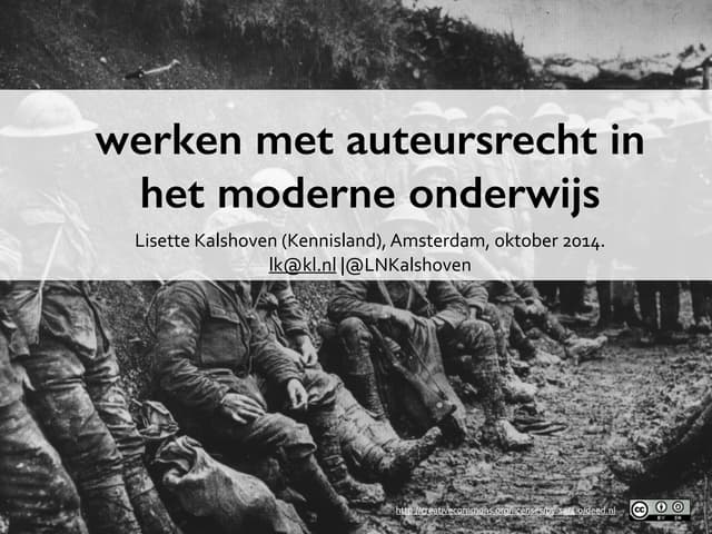 Auteursrecht & Open Onderwijs voor VO-docenten (iTunesU bootcamp)