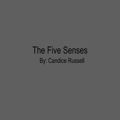 Five Senses Powerpoint