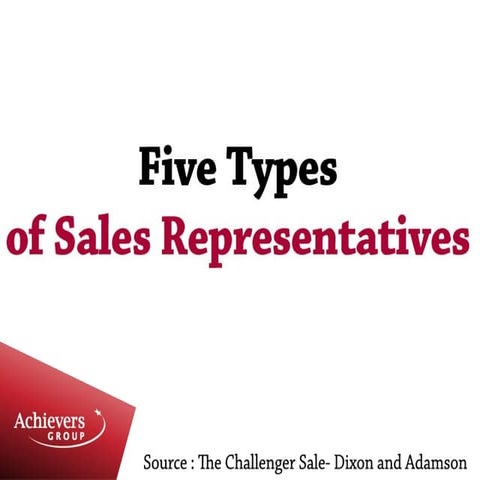 The best form of Sales Person for complex sales in the new economy