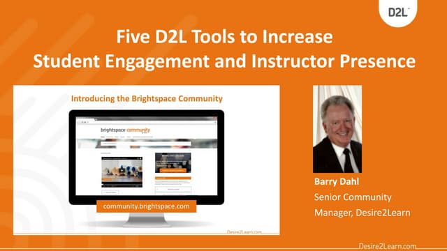 D2L Regional Events 2014 - Building Custom Widgets in Brightspace