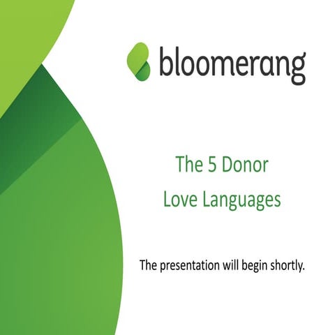 The 5 Donor Love Languages