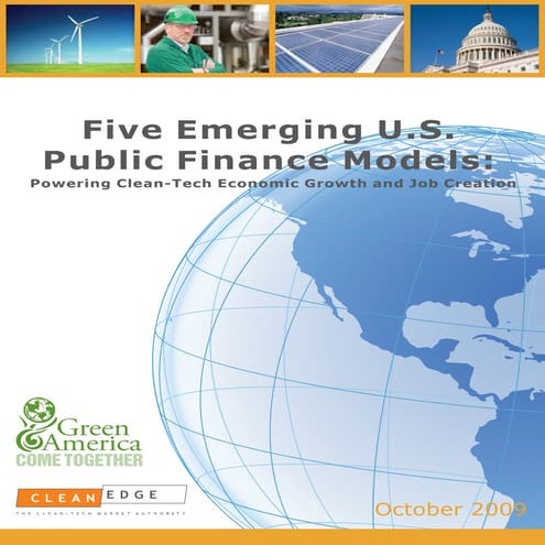 5 Emerging US Public Finance Models 2009