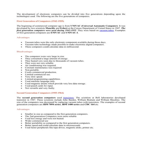 Five generations of computers      .docx