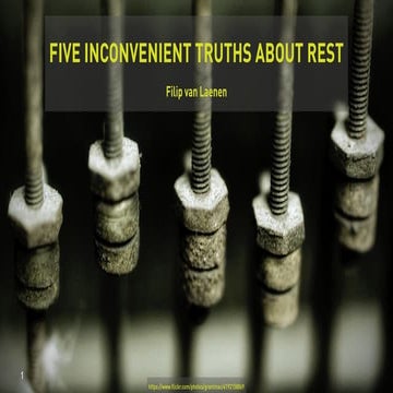 Five Inconvenient Truths about REST