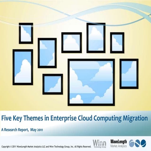 Five key themes in enterprise cloud computing migration
