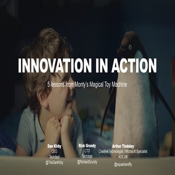 Innovation in Action: 5 Lessons From Monty's Magical Toy Machine