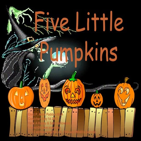 Five Little Pumpkins Edit P Anna Paddon 10 02 2012 