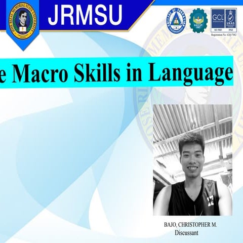 FIVe  MAcro Skills in teaching language arts.pptx