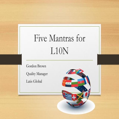 [GAMENEXT] Five mantras for l10 (LatisGlboal)