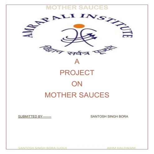 Mother Sauces