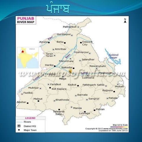 Five rivers in punjab