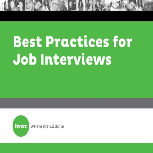 Best Practices for Job Interviews